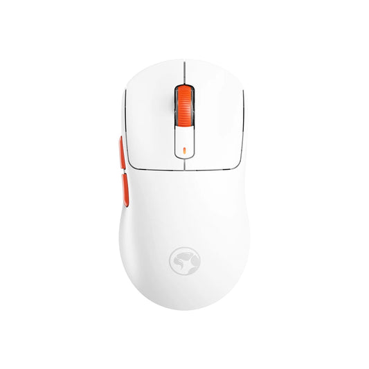 Marvo Scorpion G964W Niro 60 Wireless and Bluetooth USB-C Rechargeable Gaming Mouse (White)